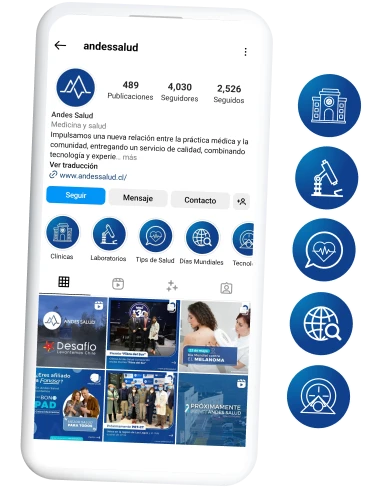 Imagen Mockup Mobile Andes Salud